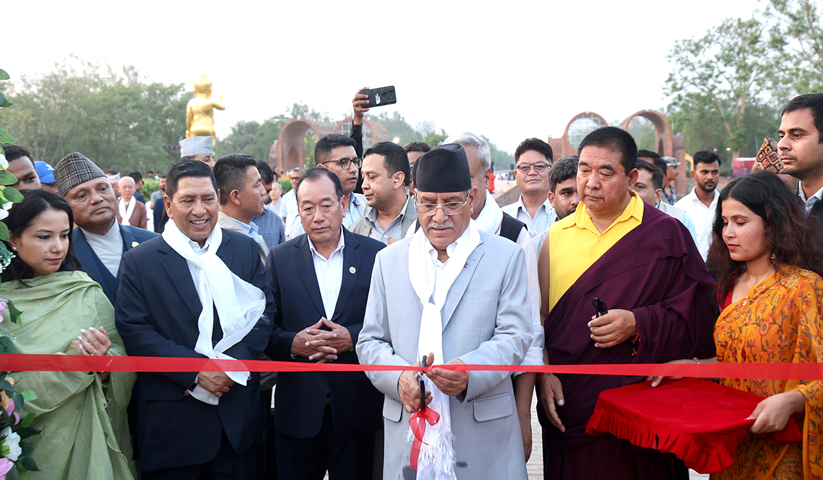 सद्भाव फैलाउन बुद्ध शिक्षामा विश्वास गरौँ: प्रधानमन्त्री
